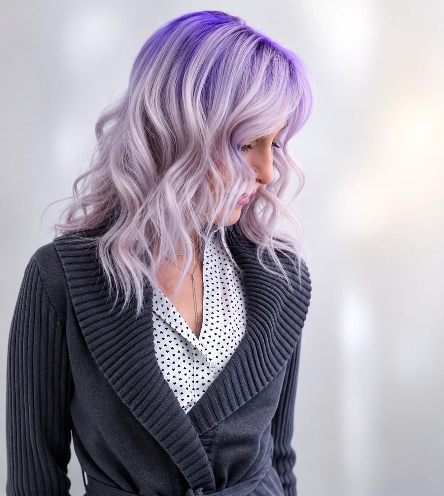 Lavender purple fantasy color &mdash; Monaco Salon South Tampa