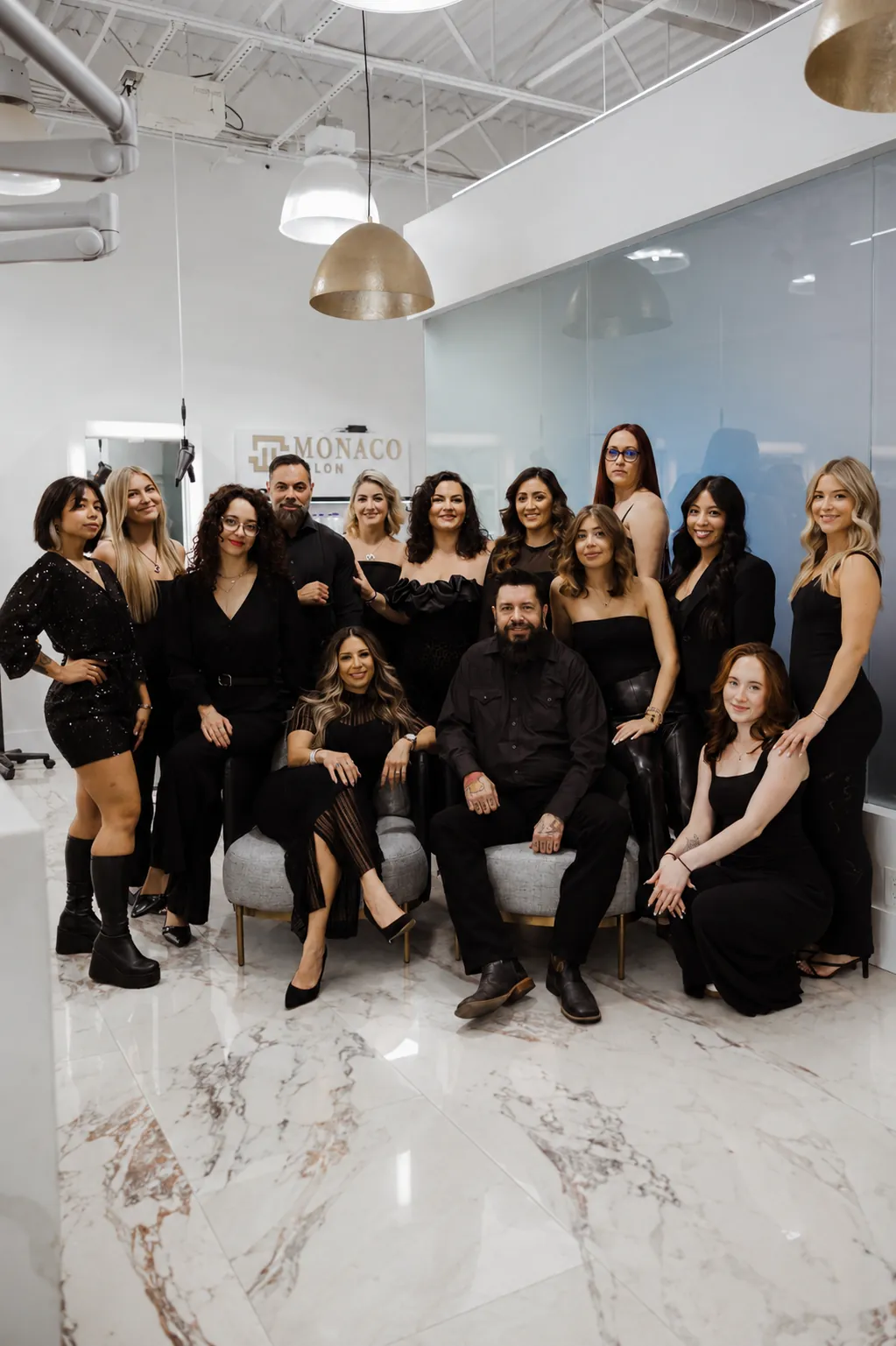 Monaco Salon Dale Mabry team — full stylist team, South Tampa hair salon