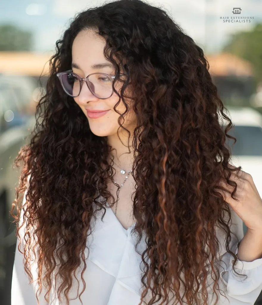 Curly Volume + Length &mdash; Dark Brunette