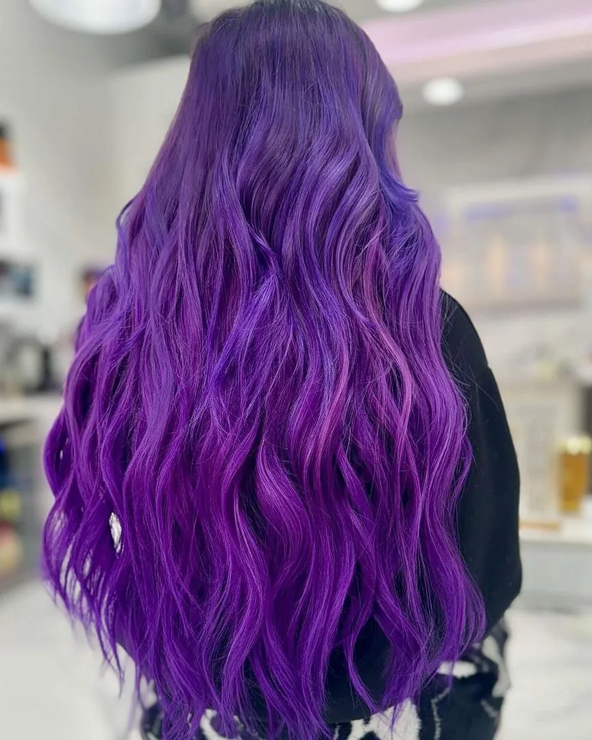 Vivid color with genius weft extensions at Monaco Salon Tampa
